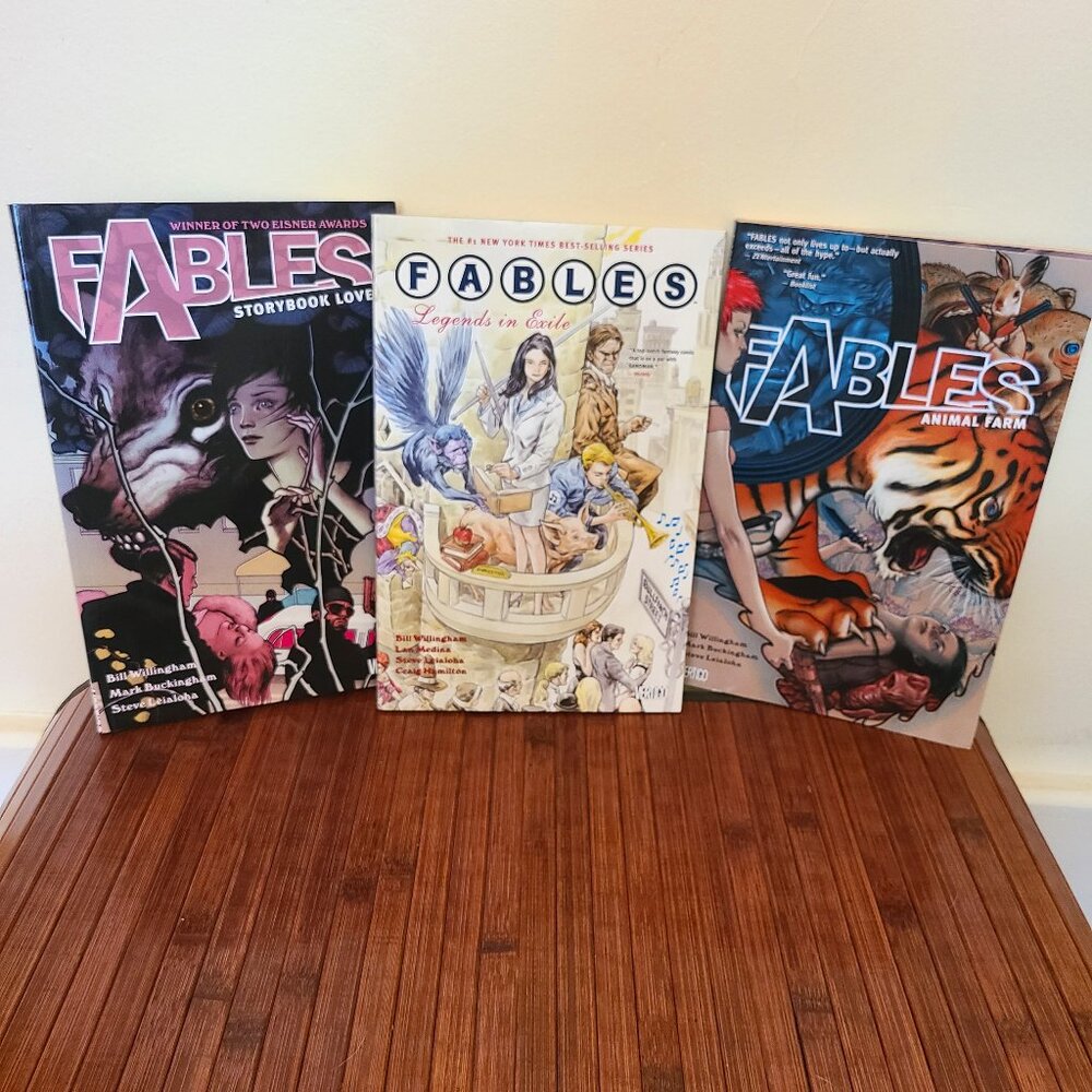 Vertigo Comics - Three Fables Graphic Novels